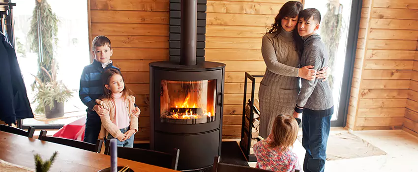 Morso Cast Iron Fireplace Insert Installation in Lindenhurst, Illinois