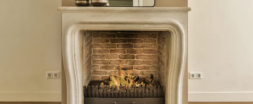 Vintage-style Fireplace Redesign in Lindenhurst, Illinois