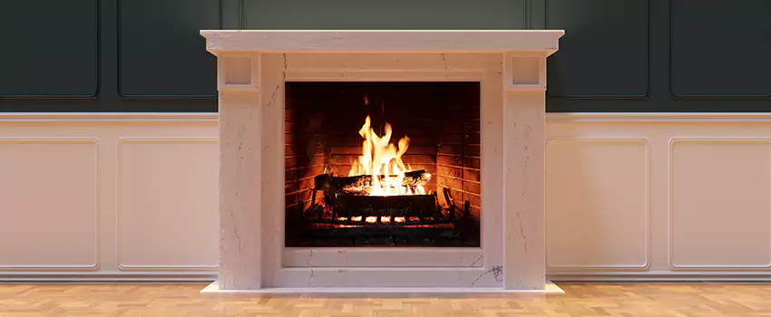 Open Flame Wood-Burning Fireplace Installation Services in Lindenhurst, Illinois