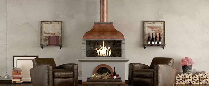 Thelin Hearth Products Providence Pellet Insert Fireplace Installation in Lindenhurst, IL