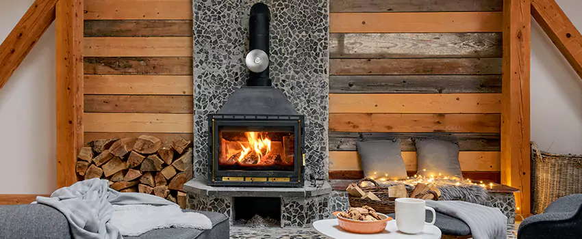 Thelin Hearth Products Direct Vent Gas Stove Fireplace Inspection in Lindenhurst, Illinois